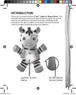 Preview for 2 page of VTech Baby Lights & Stripes Zebra Parents' Manual