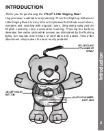 Preview for 3 page of VTech Baby Little Singing Bear User Manual