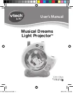 VTech Baby Musical Dreams Light Projector User Manual preview