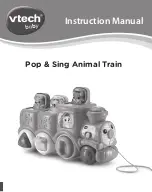 VTech Baby Pop & Sing Animal Train Instruction Manual preview