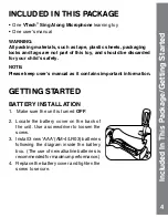 Preview for 4 page of VTech Baby Sing Along Microphone User Manual