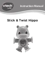 VTech Baby Stick & Twist Hippo Instruction Manual preview