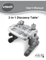 Предварительный просмотр 1 страницы VTech 2-in-1 Discovery Table User Manual