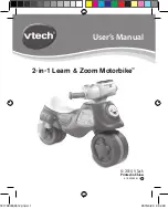 VTech 2-in-1 Learn & Zoom Motorbike User Manual предпросмотр