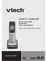 Предварительный просмотр 1 страницы VTech 2-Line Accessory Handset for use with the DS6151 User Manual