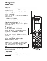 Предварительный просмотр 10 страницы VTech 2-Line Accessory Handset for use with the DS6151 User Manual