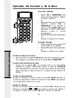 Предварительный просмотр 22 страницы VTech 2621 (Spanish) Manual De Usuario