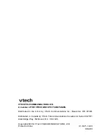 Preview for 42 page of VTech 2651 - VT Cordless Phone User Manual