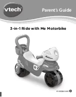 VTech 3-in-1 Ride with Me Motorbike Parents' Manual предпросмотр