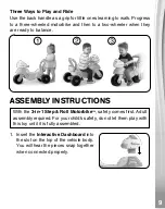 Preview for 9 page of VTech 3-in-1 Step & Roll Motorbike Parents' Manual