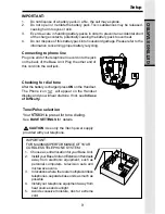 Preview for 9 page of VTech 5831 - VT Cordless Phone Manual