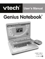 Preview for 1 page of VTech 80-076900 - Genius Notebook User Manual