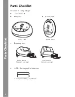 Предварительный просмотр 8 страницы VTech 80-102200 - Crystal Sounds DECT Digital Monitor User Manual