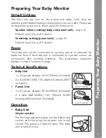 Preview for 11 page of VTech 80-102200 - Crystal Sounds DECT Digital Monitor User Manual