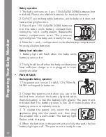 Preview for 12 page of VTech 80-102200 - Crystal Sounds DECT Digital Monitor User Manual