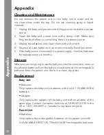 Preview for 24 page of VTech 80-102200 - Crystal Sounds DECT Digital Monitor User Manual