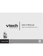 VTech 80-5735-00 - V-Tech VT5823 5.8GHz Cordless Phone User Manual предпросмотр