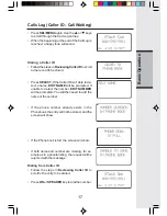 Preview for 17 page of VTech 80-6111-00 - AT&T E5811 - 5.8 GHz Cordless Answering System User Manual