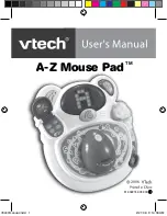 Preview for 1 page of VTech A-Z Mouse Pad User Manual