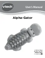 VTech Alpha-Gator User Manual предпросмотр