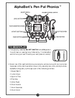 Preview for 3 page of VTech Alphabert s Pen Pal Phonics User Manual