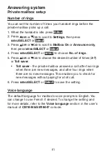 Preview for 70 page of VTech AM18047 User Manual