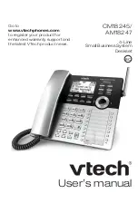 Предварительный просмотр 1 страницы VTech AM18247 User Manual