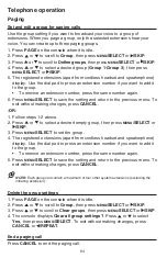 Preview for 73 page of VTech AM18447 User Manual