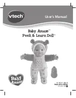 Предварительный просмотр 1 страницы VTech Baby Amaze Peek & Learn Doll User Manual