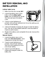 Preview for 5 page of VTech Baby Lullaby Lights Lamp Parents' Manual