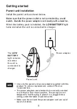 Preview for 10 page of VTech BM1100 User Manual