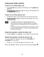 Preview for 23 page of VTech BM5000 User Manual