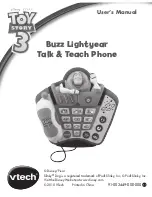 Preview for 1 page of VTech Buzz Lightyear Talk & Teach Phone User Manual