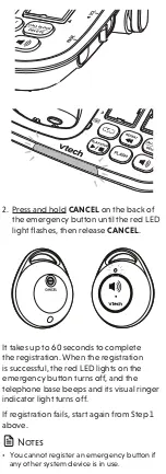 Preview for 7 page of VTech CareLine SN7022 User Manual