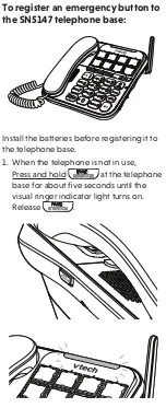 Preview for 8 page of VTech CareLine SN7022 User Manual