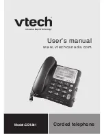 Preview for 1 page of VTech CD1281 User Manual