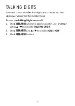 Preview for 71 page of VTech CL6527A User Manual