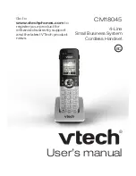 VTech CM18045 User Manual preview