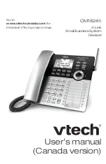 Preview for 1 page of VTech CM18245 User Manual