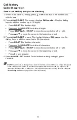 Preview for 61 page of VTech CM18245 User Manual