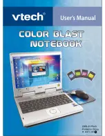 VTech Color Blast Notebook User Manual preview