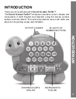 Preview for 3 page of VTech Count & Learn Turtle User Manual