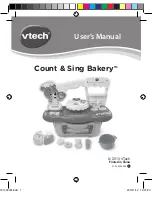 VTech Count & Sing Bakery User Manual preview