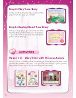 Preview for 6 page of VTech Create-A-Story: Disney Princess-Cinderella & Sleeping Beauty User Manual