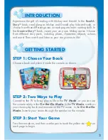 Preview for 3 page of VTech Create-A-Story: Mickey Mouse Clubhouse User Manual