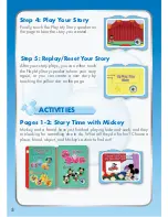 Предварительный просмотр 6 страницы VTech Create-A-Story: Mickey Mouse Clubhouse User Manual