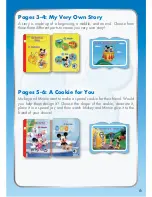 Preview for 7 page of VTech Create-A-Story: Mickey Mouse Clubhouse User Manual