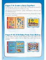 Предварительный просмотр 8 страницы VTech Create-A-Story: Mickey Mouse Clubhouse User Manual