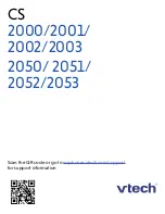 Preview for 1 page of VTech CS2000 Series Manual