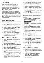 Preview for 25 page of VTech CS5119 User Manual